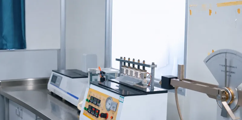 Renature testing laboratory bench with film testing instruments