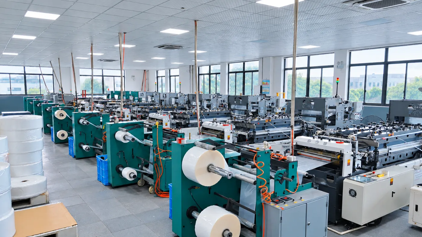Converting and bag-making workshop of the Renature plant